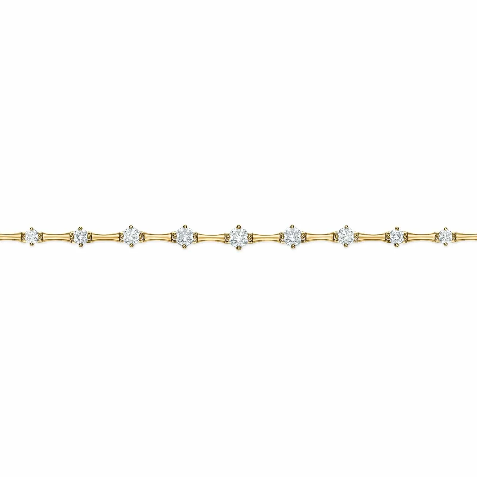 18K Yellow Gold Cadence Bolo Bracelet