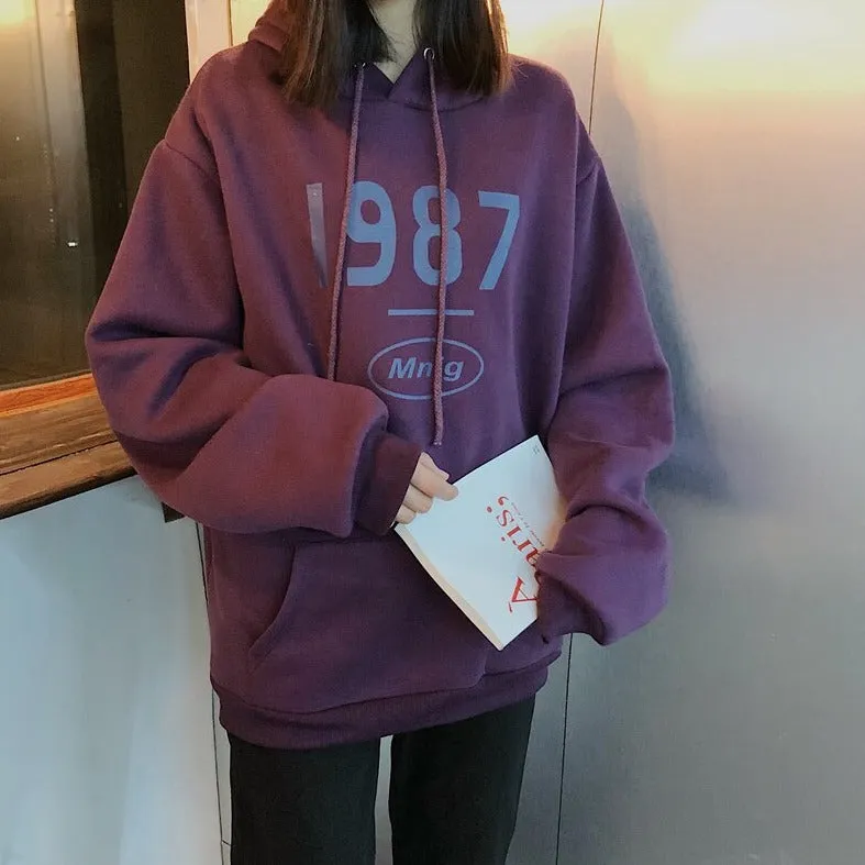 1987 Hoodie With Front Pocket