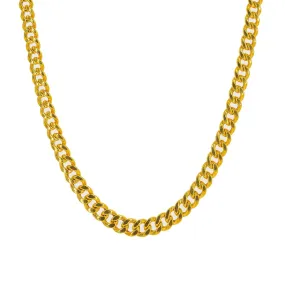 22K Yellow Gold Cuban Link Chain