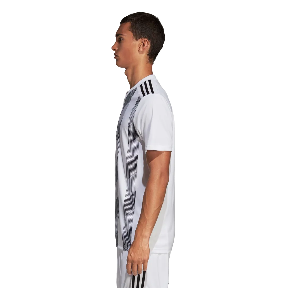 Adidas Adult Striped 19 Jersey (White/Black)