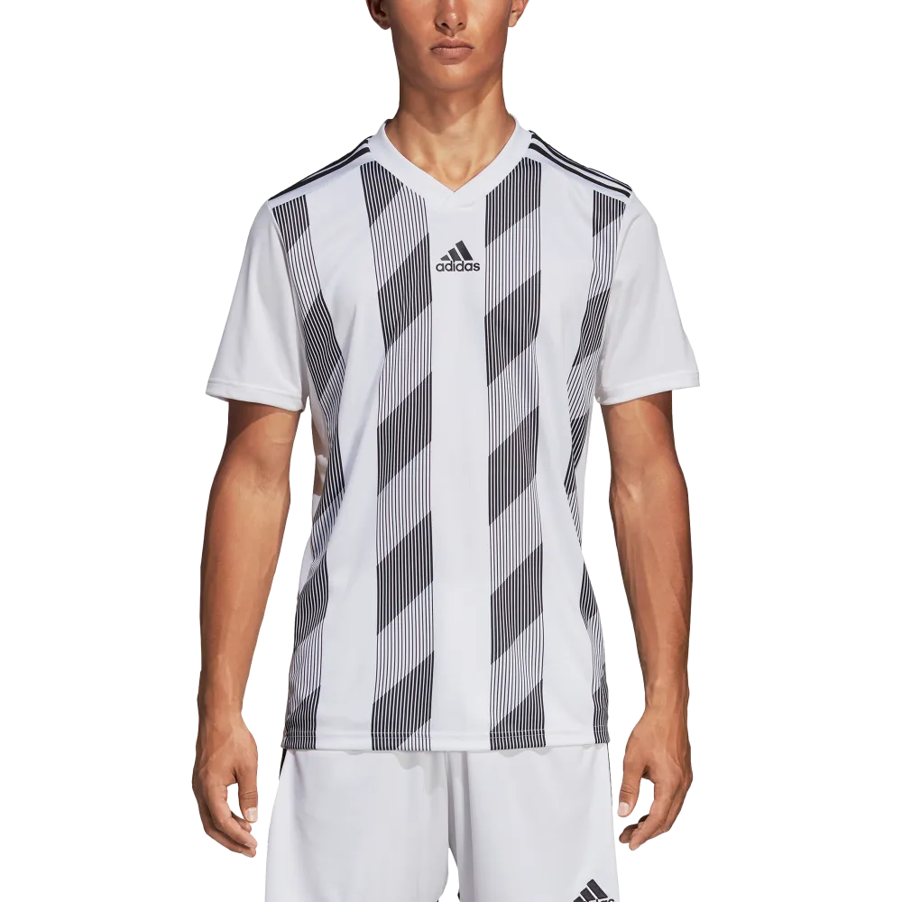 Adidas Adult Striped 19 Jersey (White/Black)