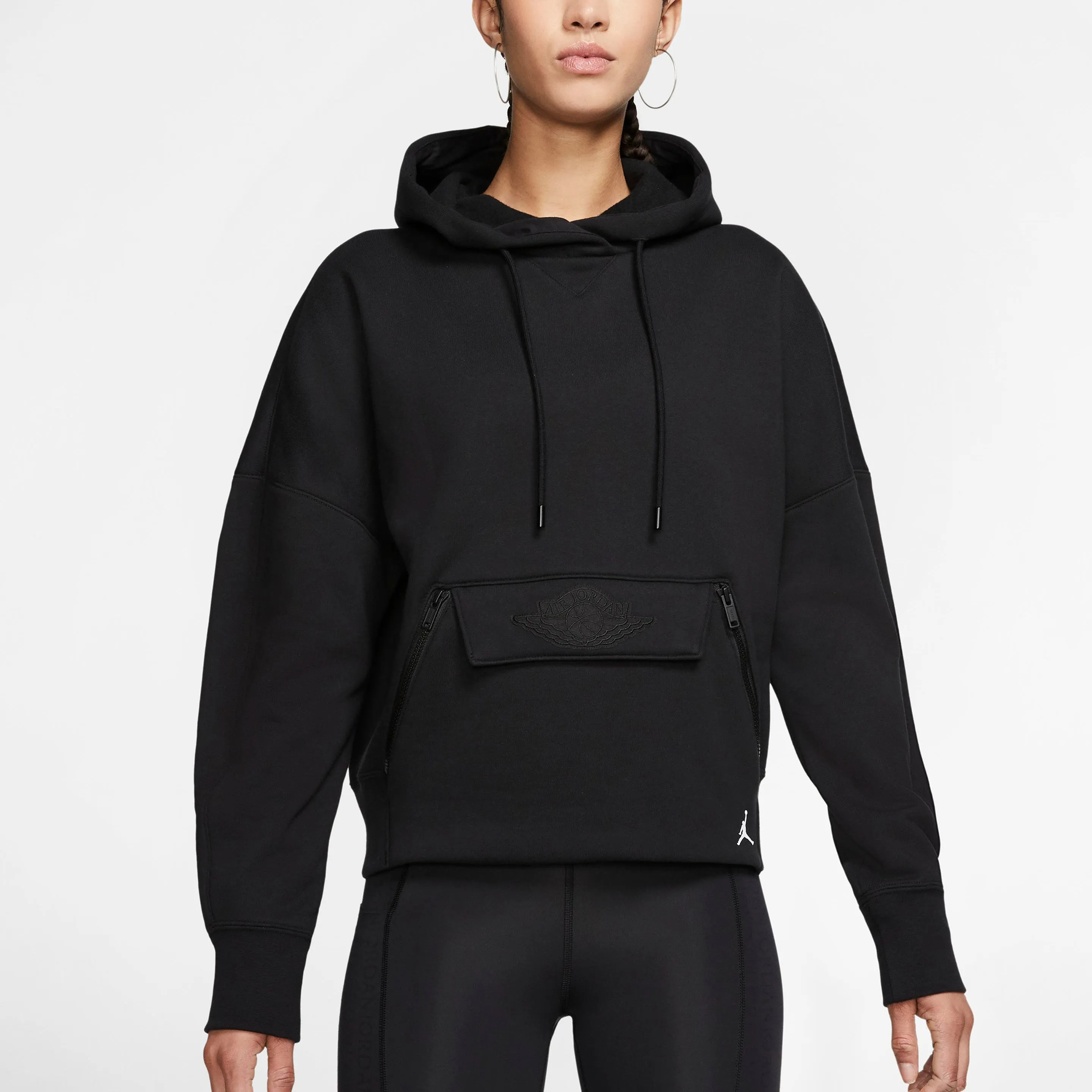 Air Jordan Womens Fleece Hoodie [CQ6671-010]