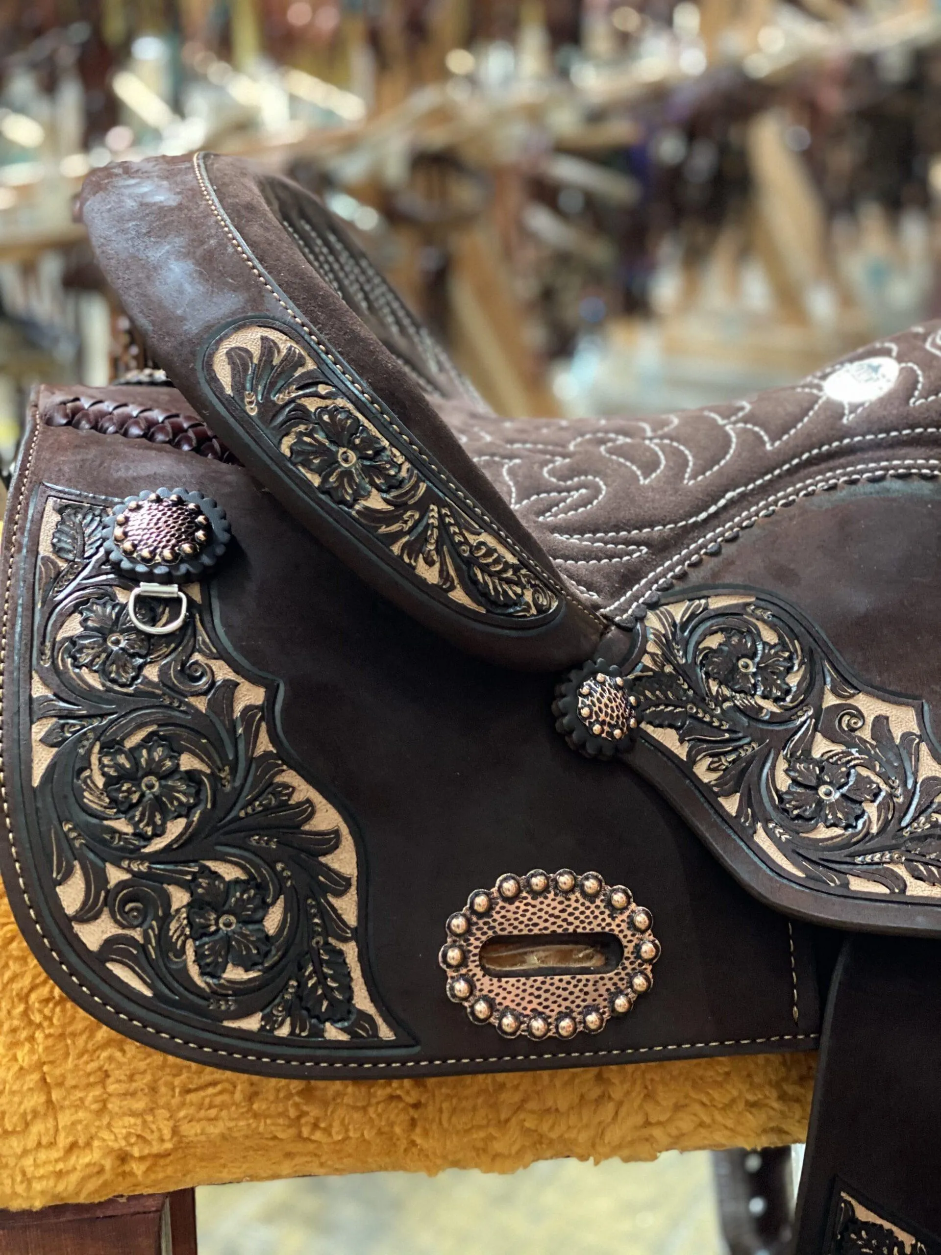 Alamo Saddlery Iro Barrel Horse Saddle