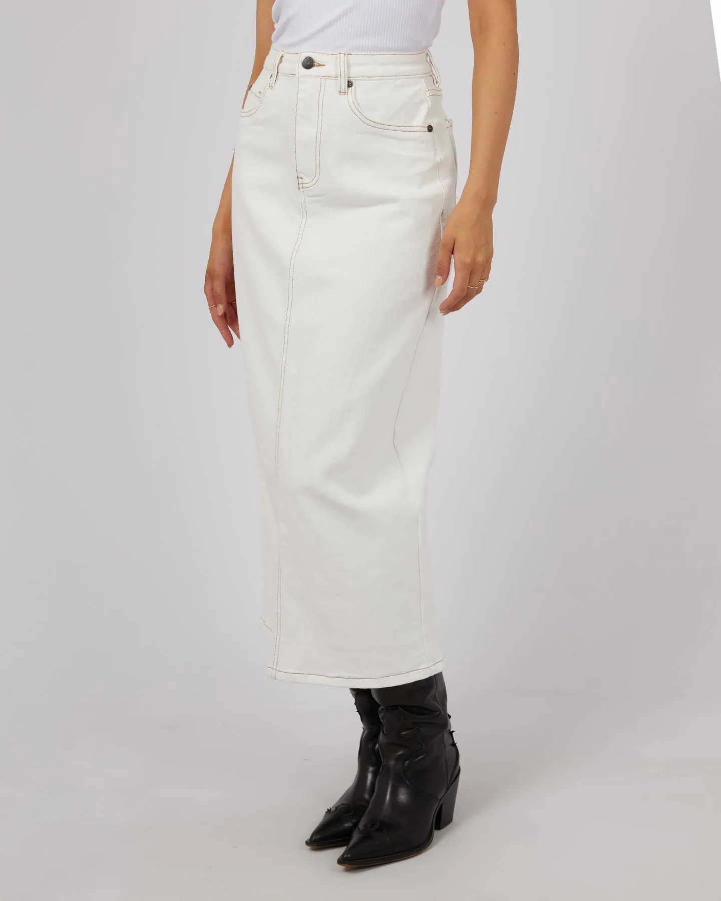 All about Eve Ray Comfort Maxi Skirt - Vintage White