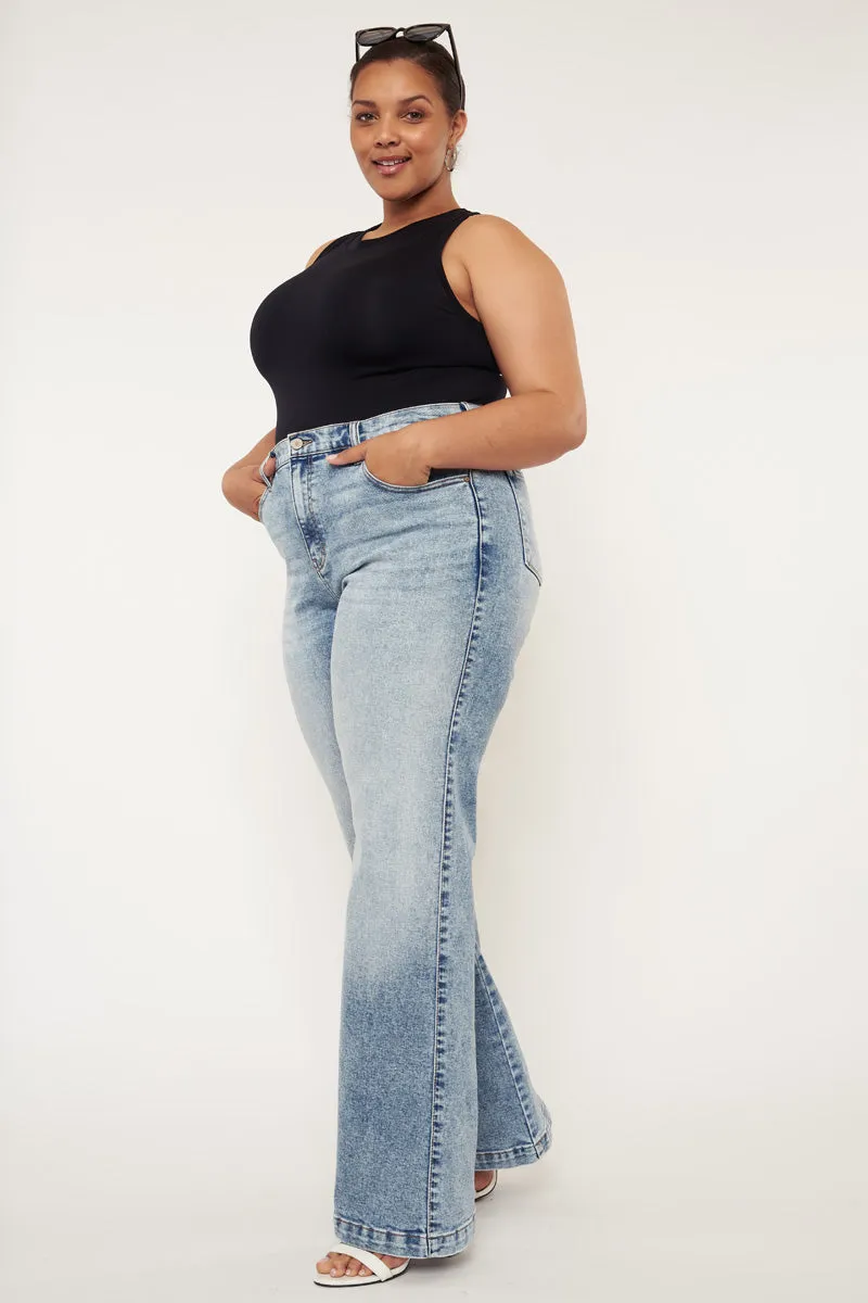 Allison Ultra High Rise 90's Flare Jeans (Plus Size)