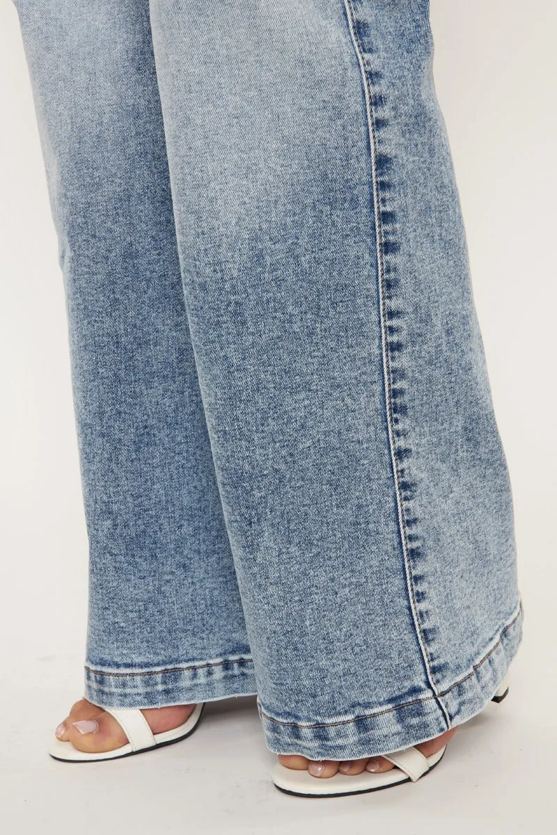 Allison Ultra High Rise 90's Flare Jeans (Plus Size)