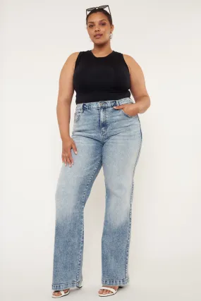 Allison Ultra High Rise 90's Flare Jeans (Plus Size)