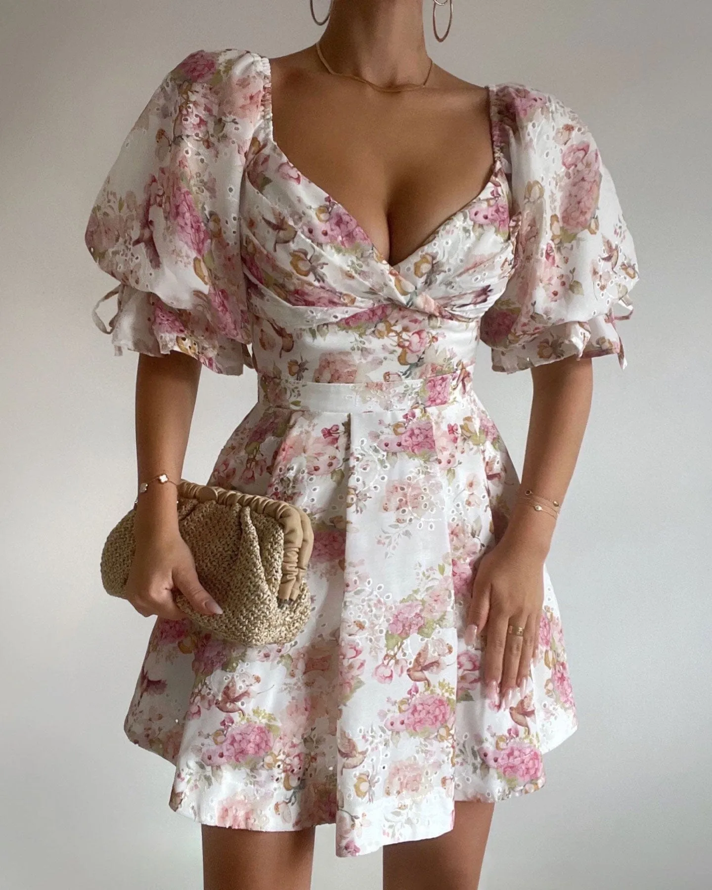 Antonia Dress-Pink Floral