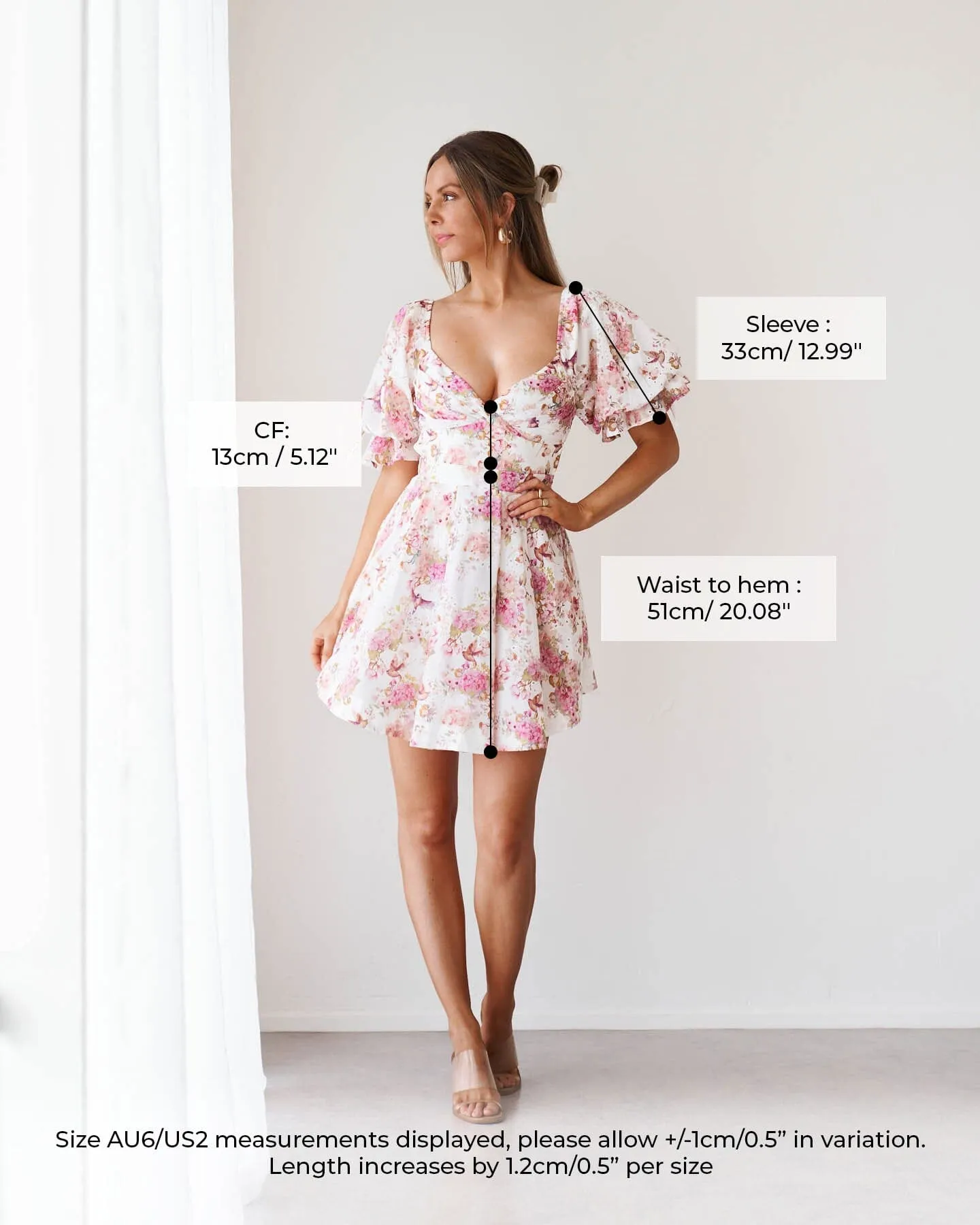 Antonia Dress-Pink Floral