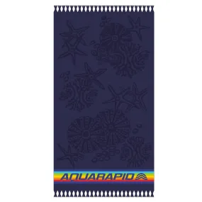 Aquarapid dark blue REEF/F beach and pool towel 