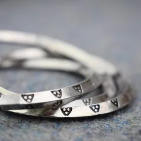 Asgard Triangle Pattern Ring Money Bracelet