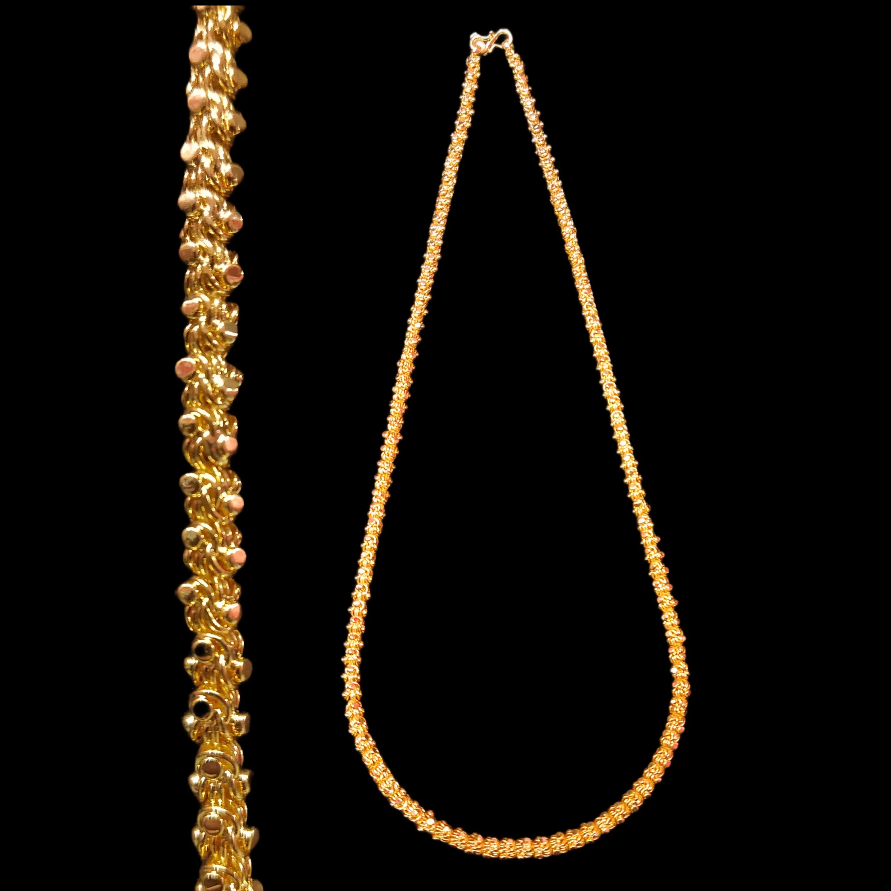 Asp Fashion Jewellery One Gram Gold Plated Chain