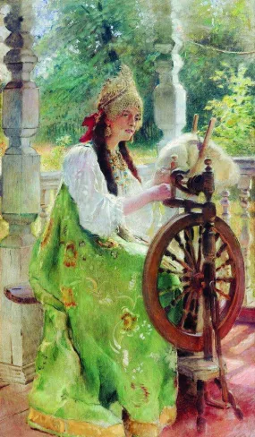 At the Spinning-Wheel