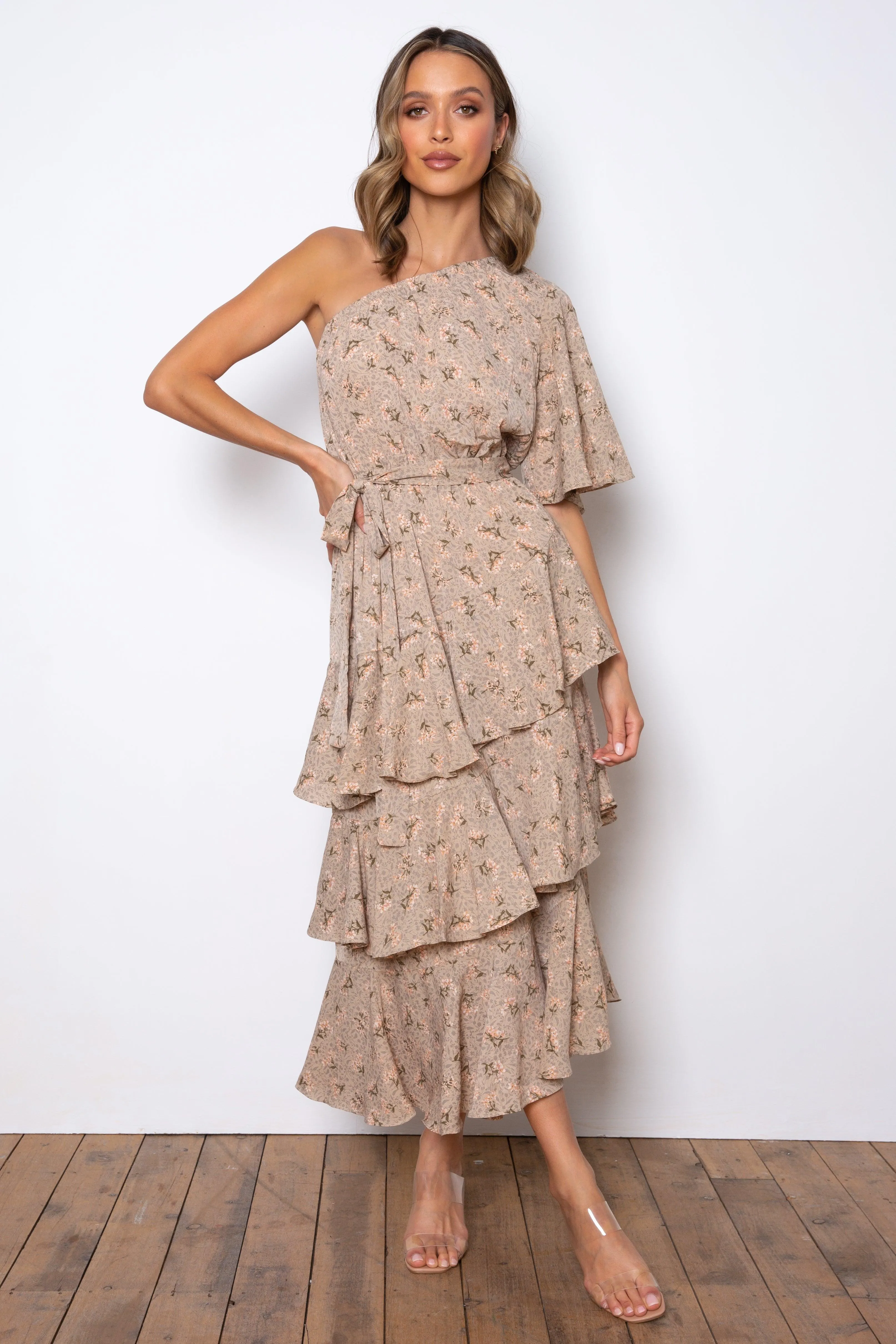 Atlantis Maxi Dress - Beige