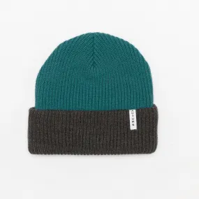 AUTUMN Blocked Youth Beanie Charcoal