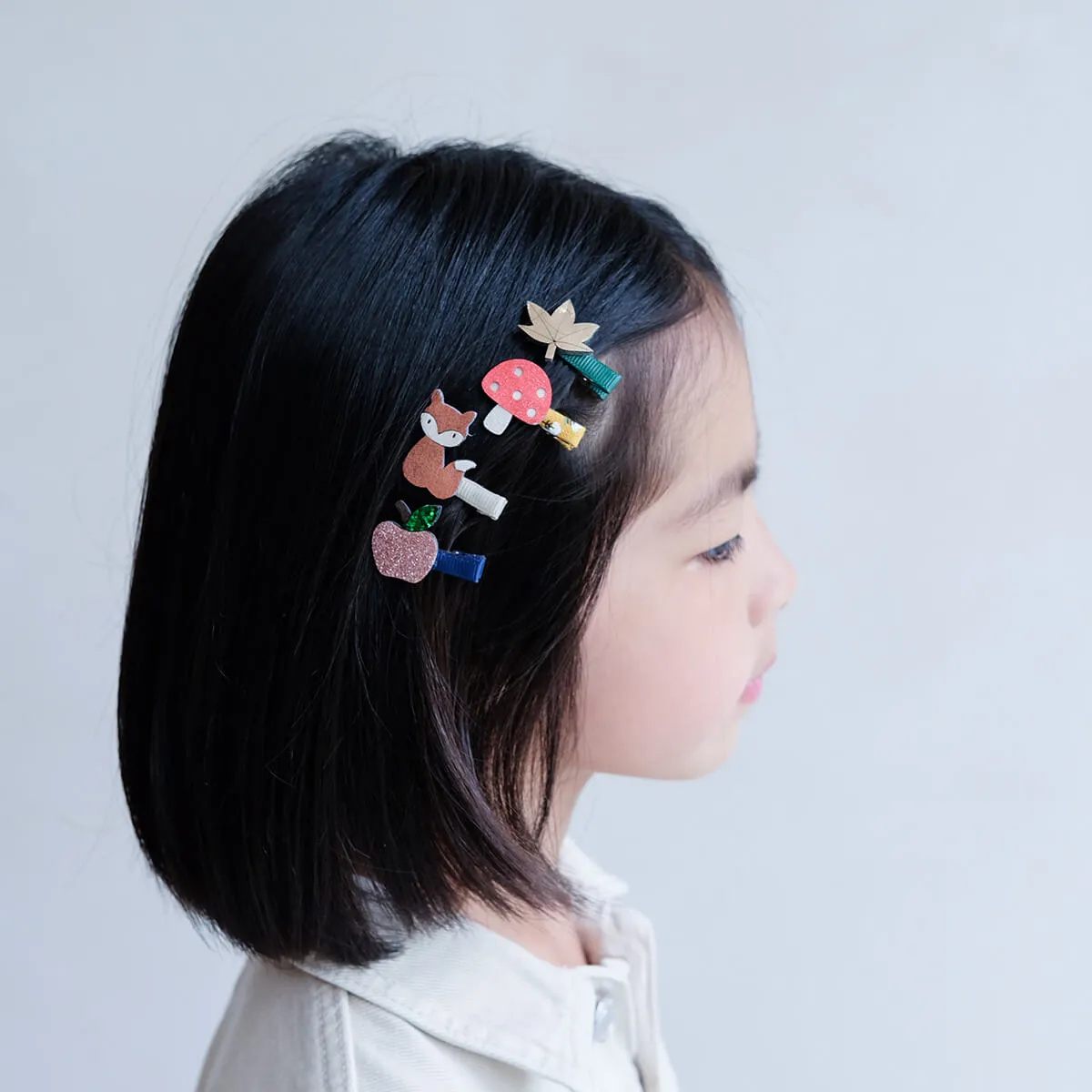 Autumn Forest Mini Hair Clips by Mimi & Lula