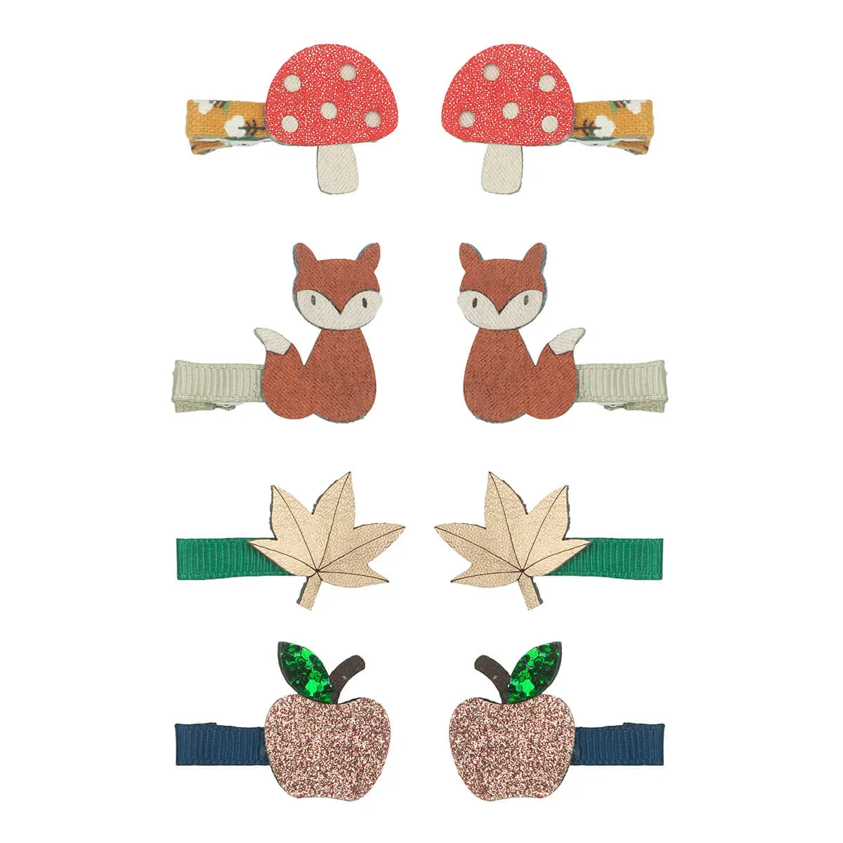 Autumn Forest Mini Hair Clips by Mimi & Lula