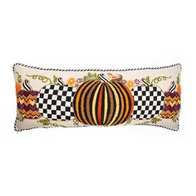 Autumn Pumpkins Lumbar Pillow