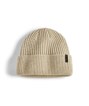 AUTUMN Wool Thermal Knit Beanie Sand