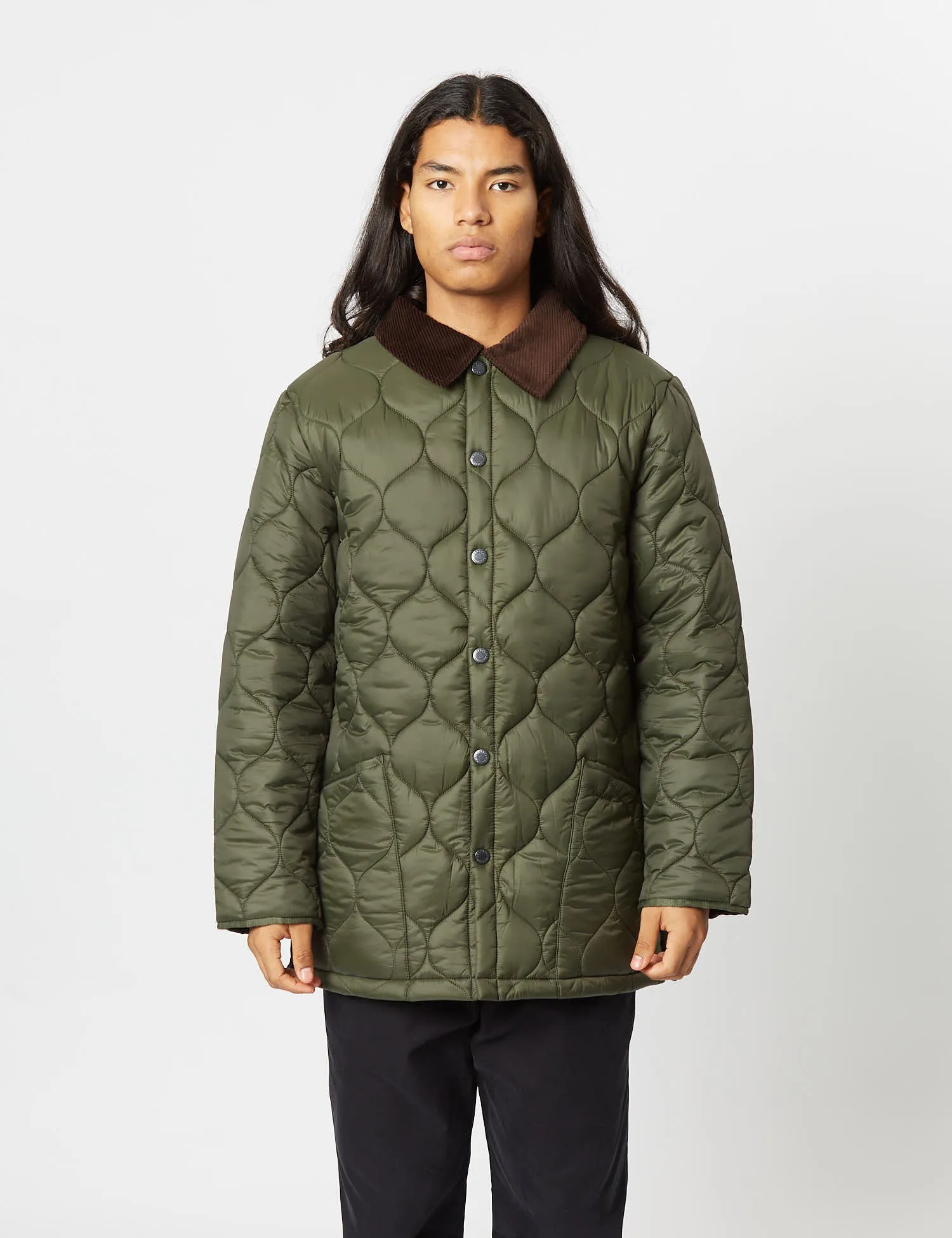 Barbour Lofty Quilt Jacket - Olive Green