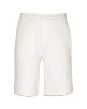 Bermuda Uomo Calvin Klein Comfort Debossed Logo Panna