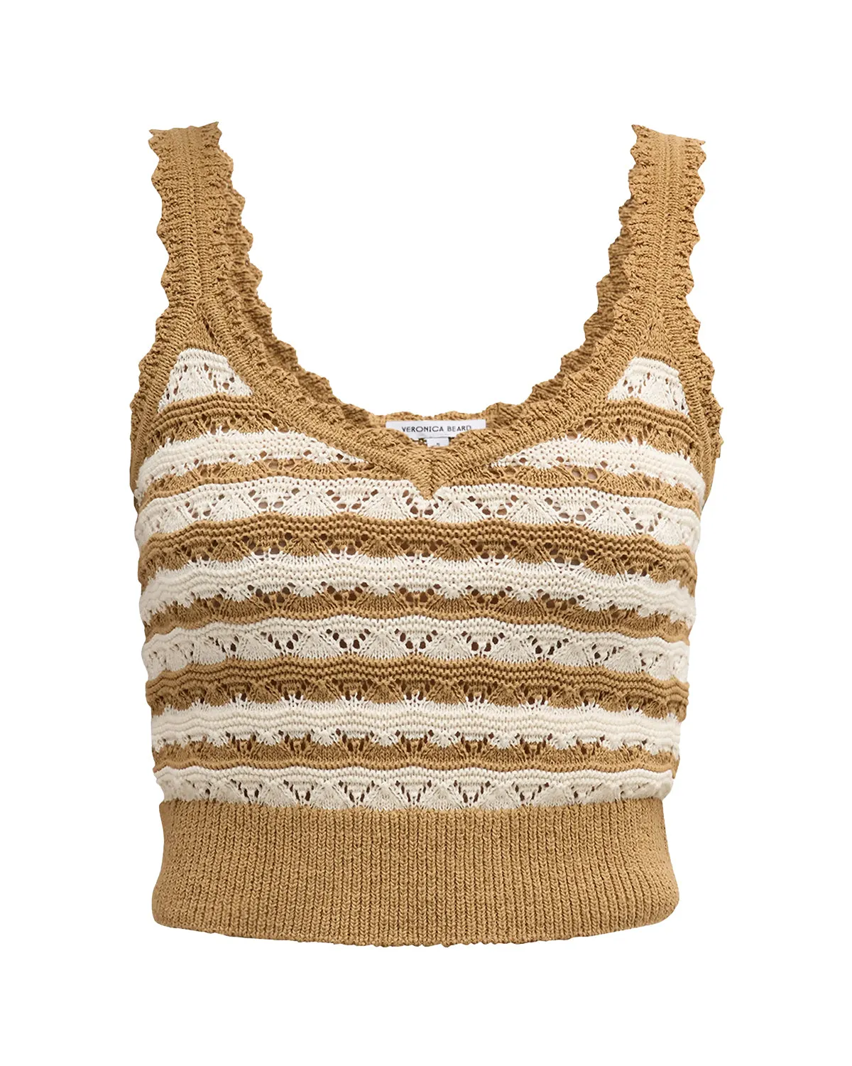 Binetto Knit Tank (Desert Khaki/Off White)