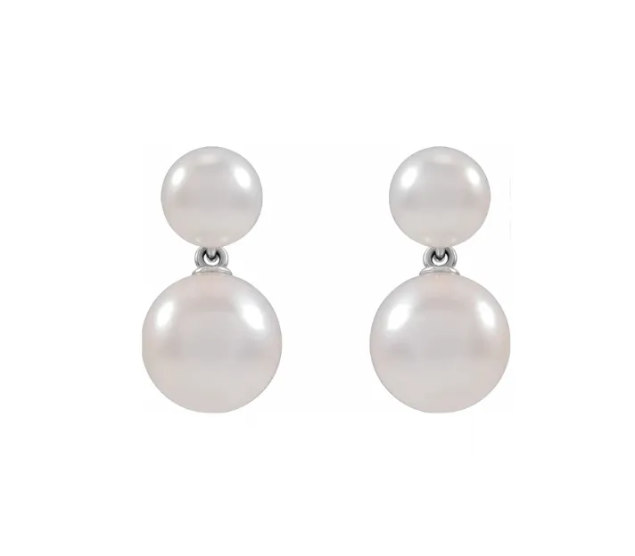 Bold Pearl Drop Earrings