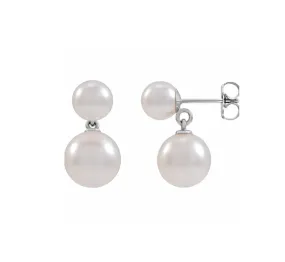 Bold Pearl Drop Earrings