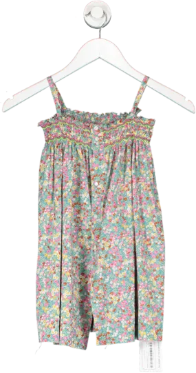 Bonpoint Multicoloured Smoked Floral Dress 4 Years