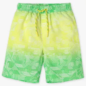 Boys Comfort Fit Printed Mid Rise Shorts