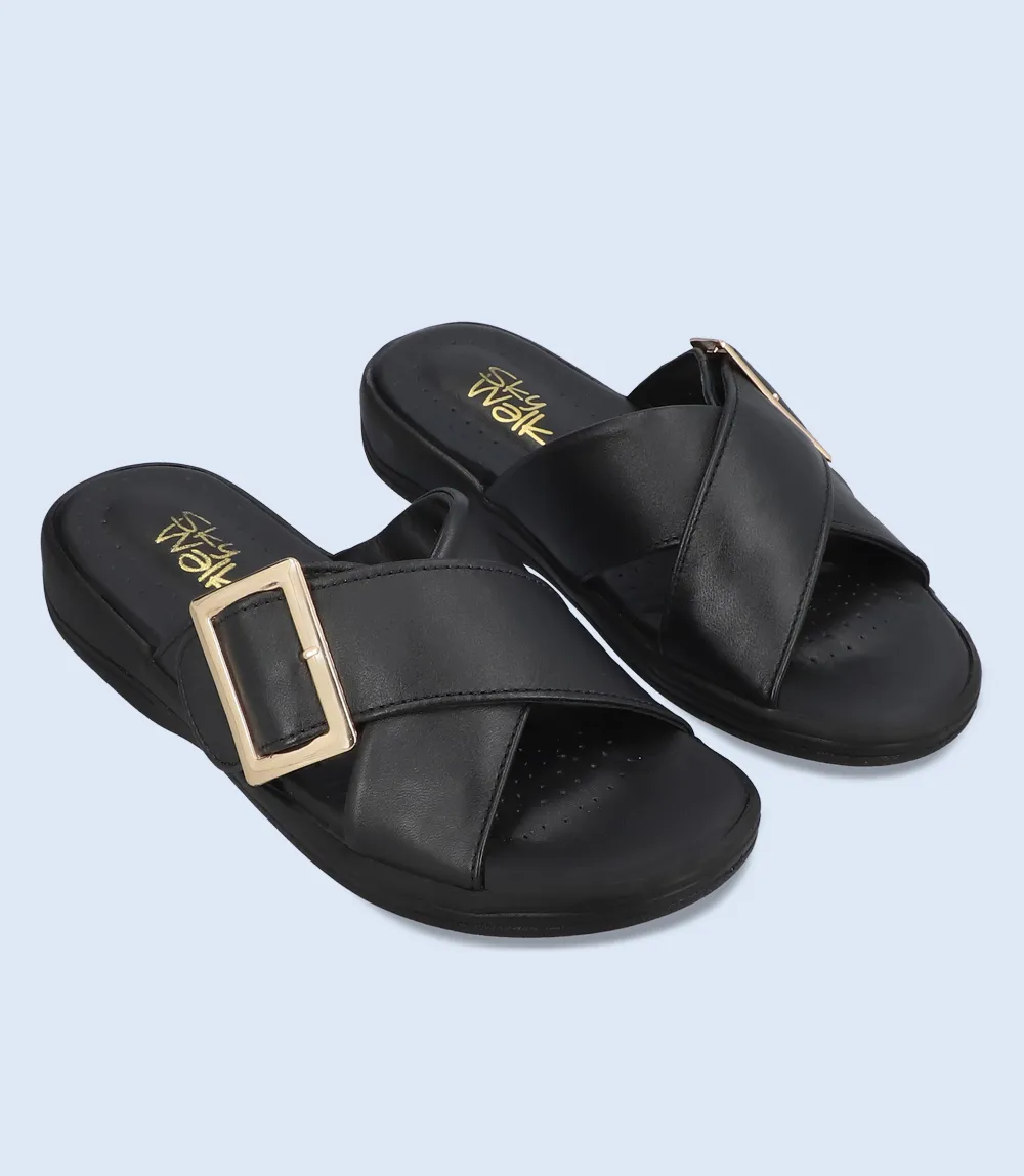 BW9515-BLACK-Women Slipper