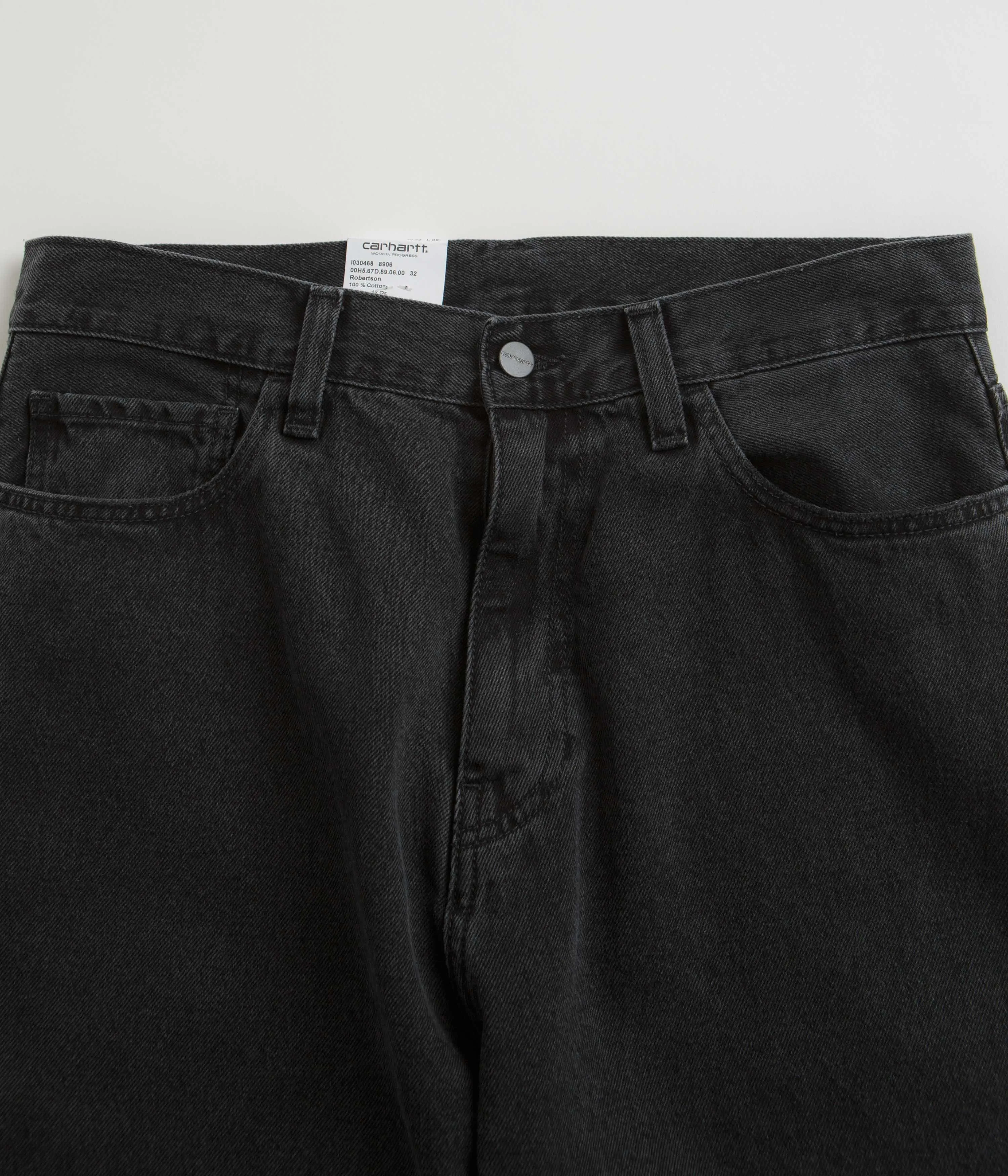 Carhartt Landon Pants - Black Stone Washed