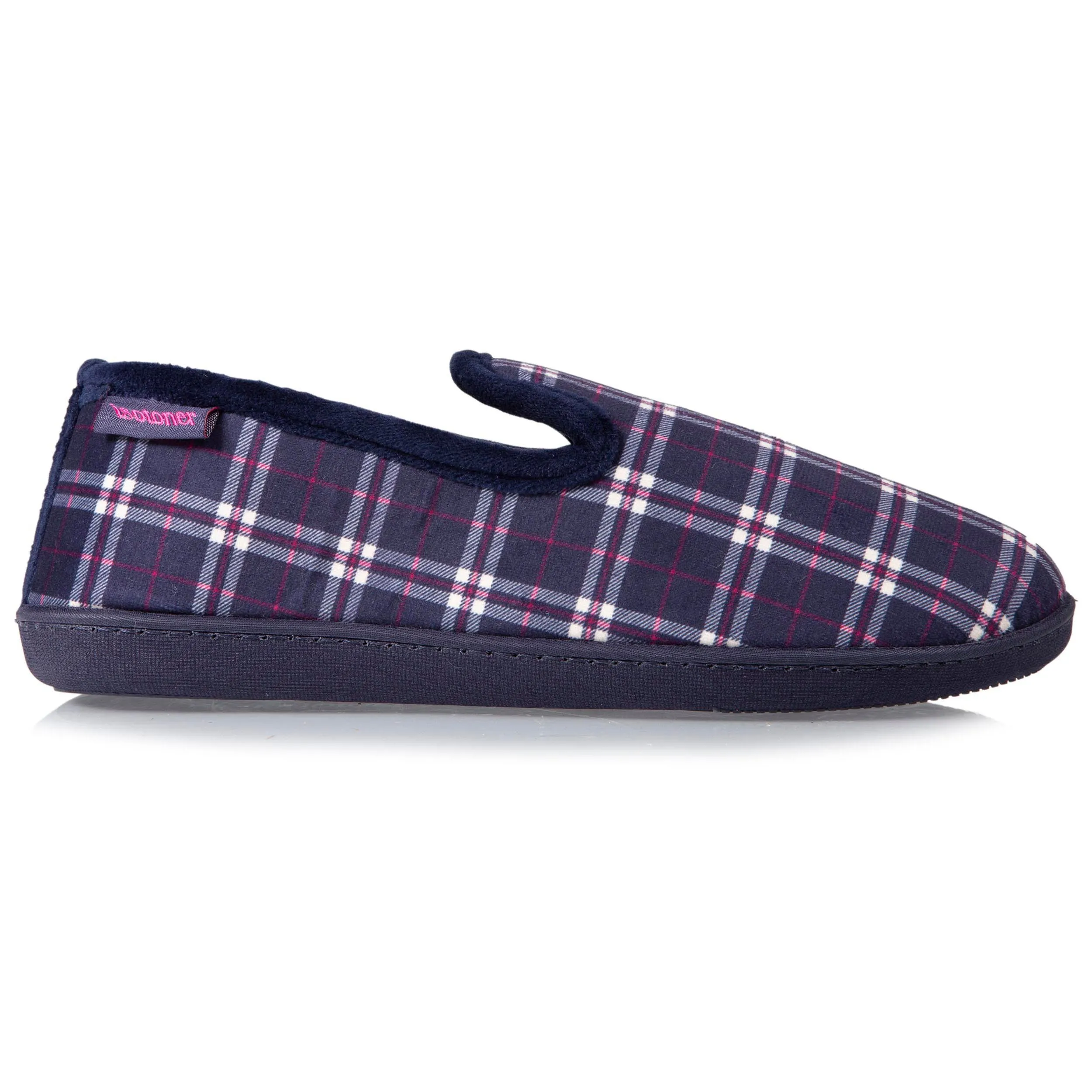 Chaussons charentaises Femme Tartan