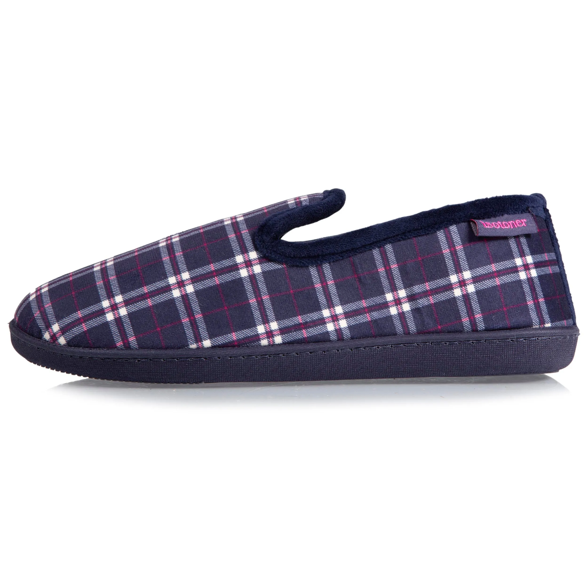 Chaussons charentaises Femme Tartan