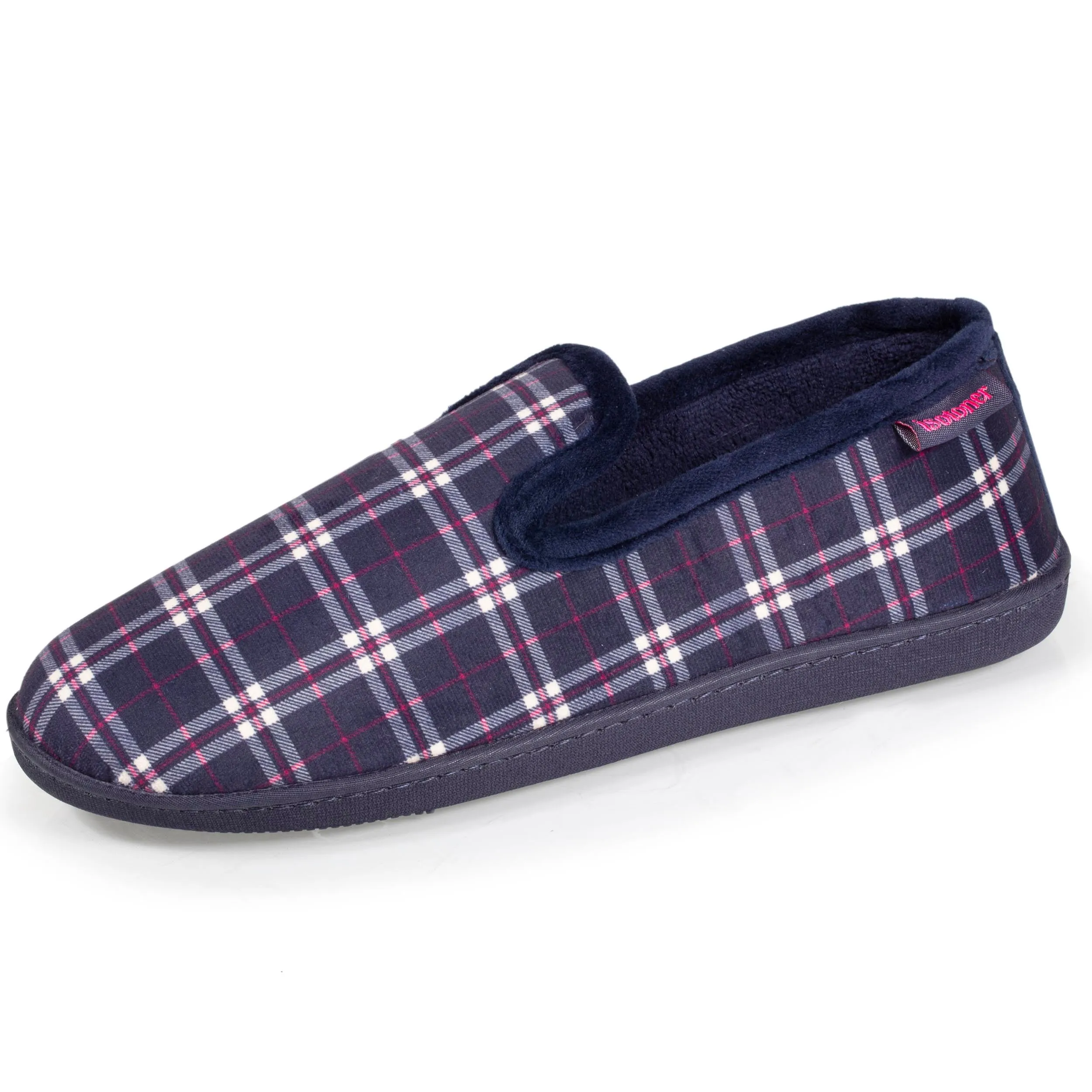 Chaussons charentaises Femme Tartan