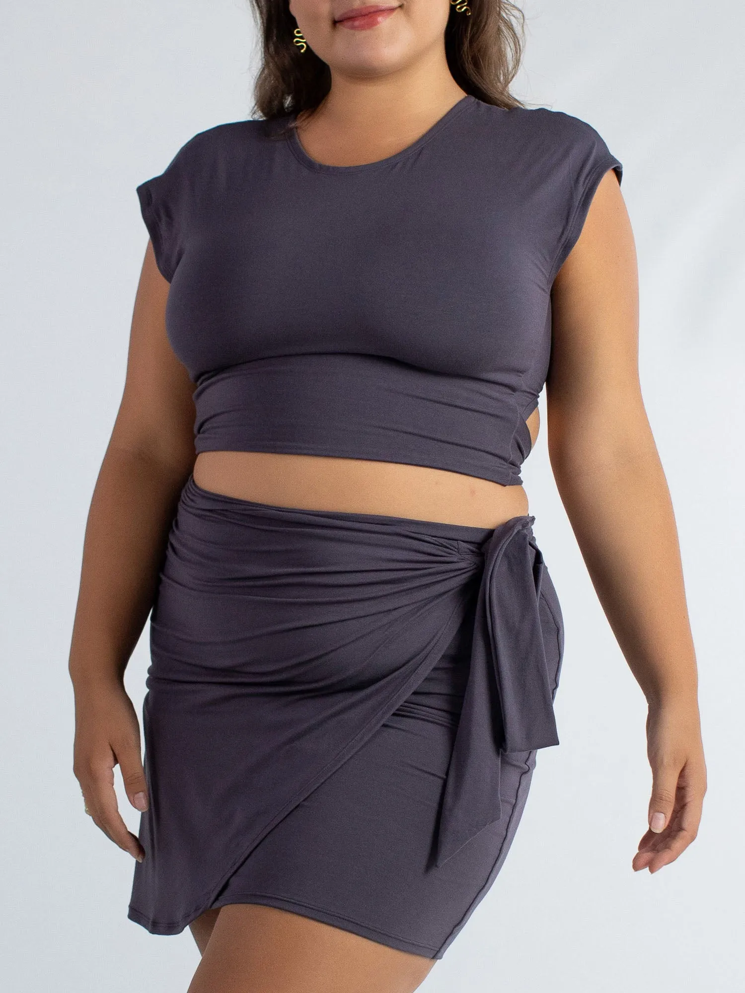 Chloe Top - Hematite