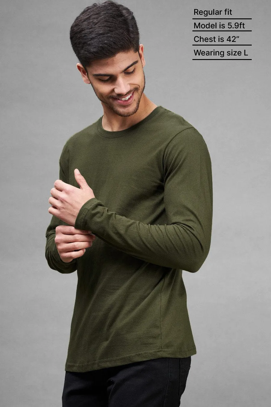 Classic Full sleeve in Olive