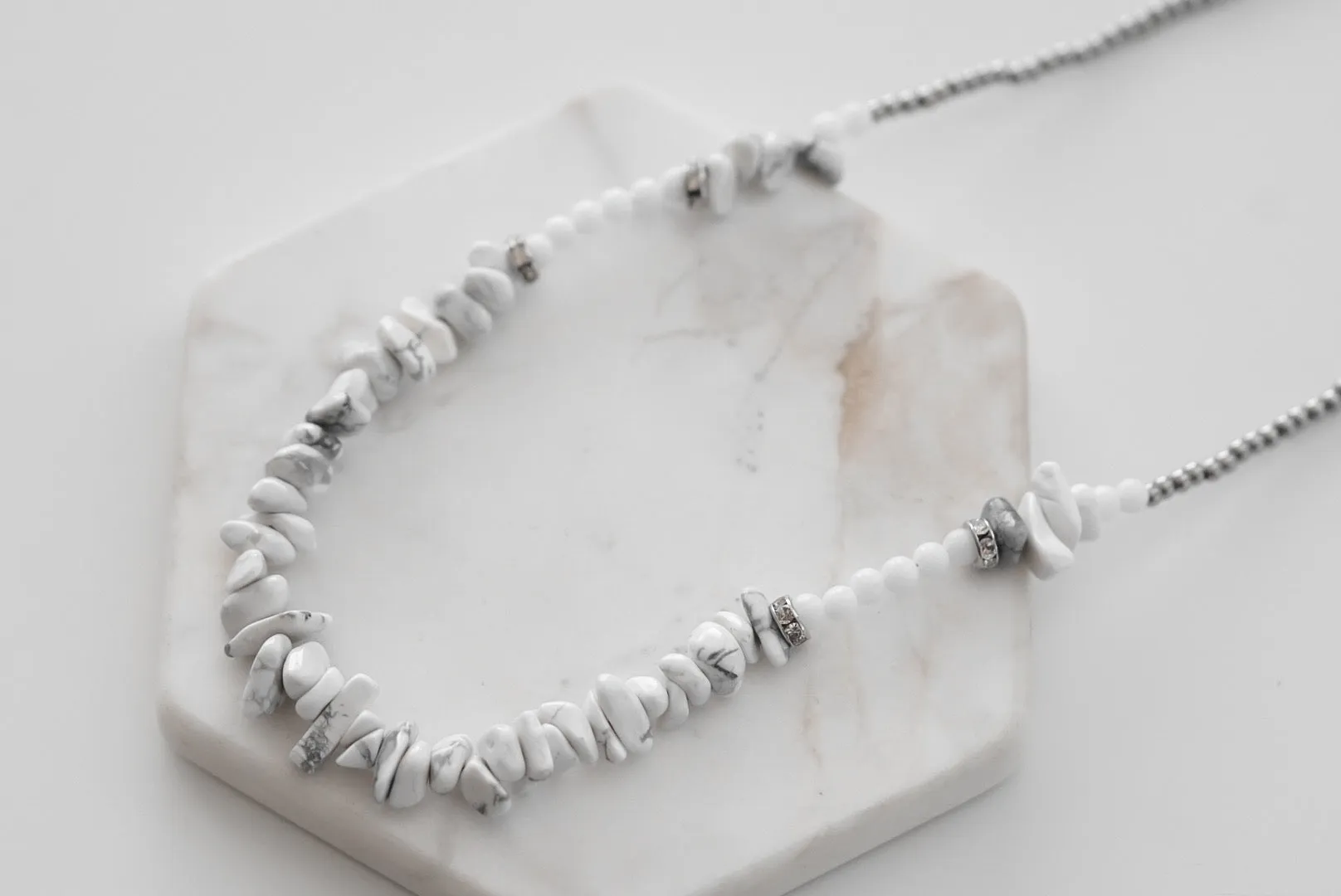 Cluster Collection - Silver Pepper Necklace