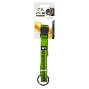 Collar Med C/Ultra Grip Y Bandas Reflejantes Verde Fl8722