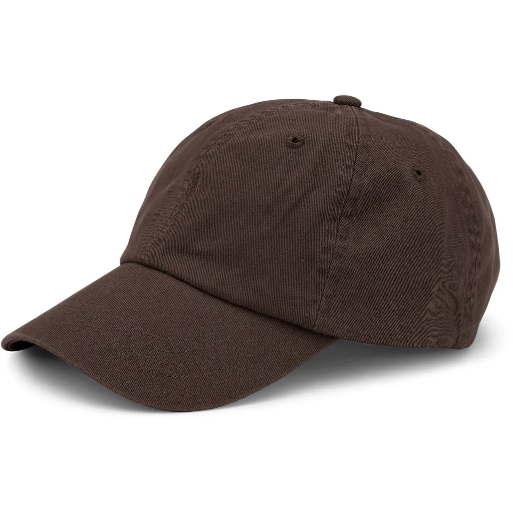 Colorful Cotton Cap Coffee Brown