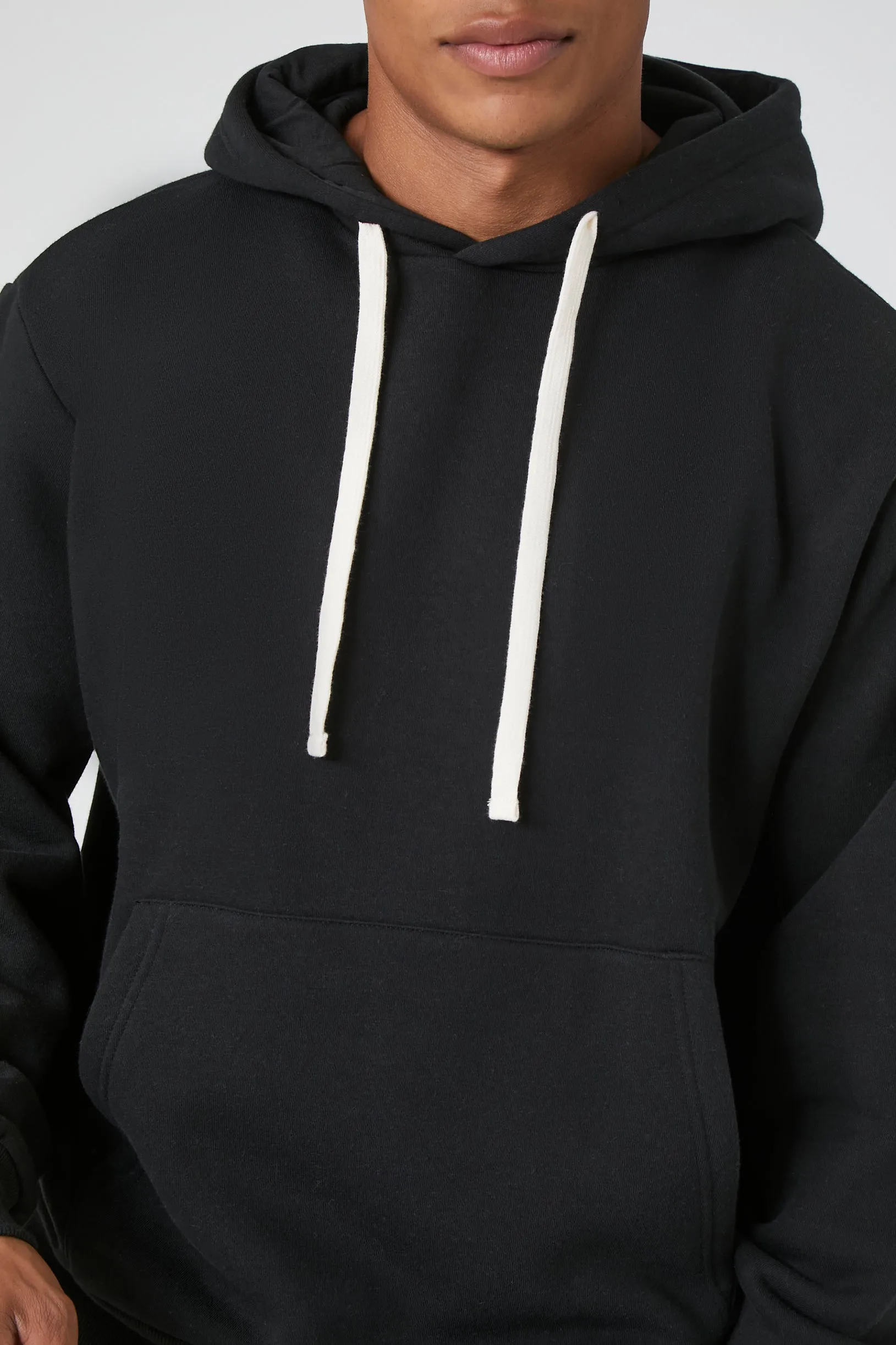 Cotton-Blend Drop-Sleeve Hoodie