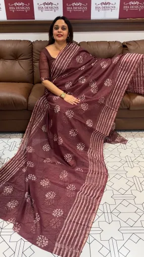 COTTON KOTA SAREE - IHA 14553