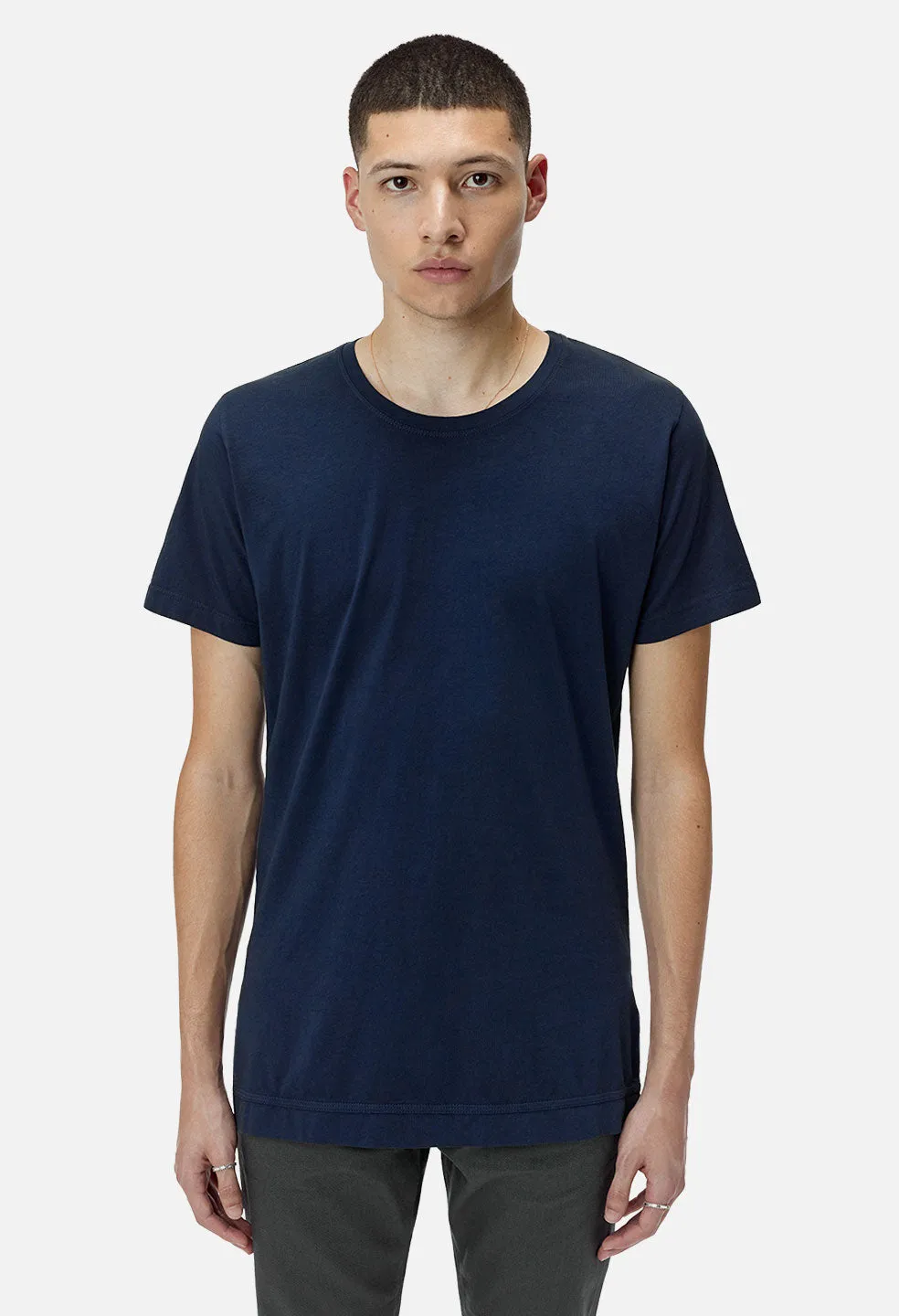 Cotton Mercer Tee / Cadet