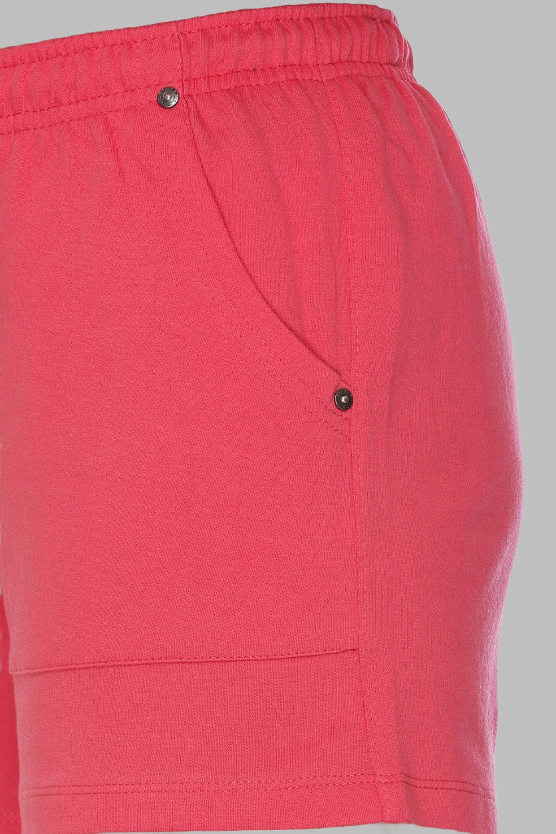 Cotton Shorts For Women Plain - Pink