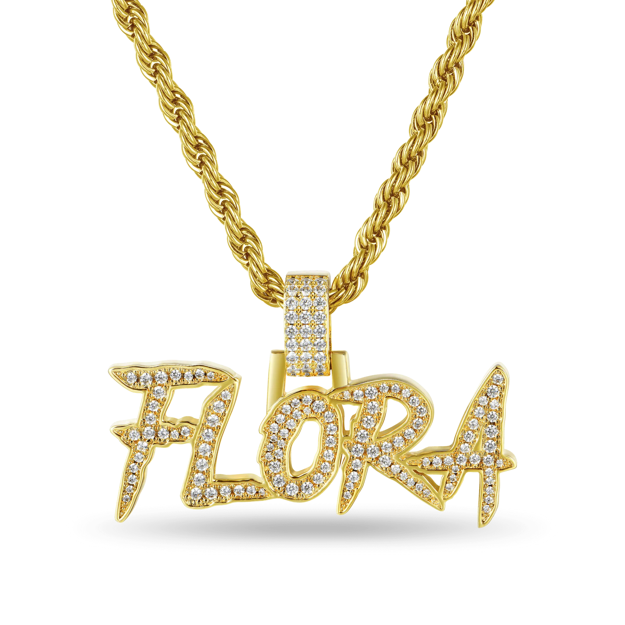 Custom Coke Boys Font Pendant