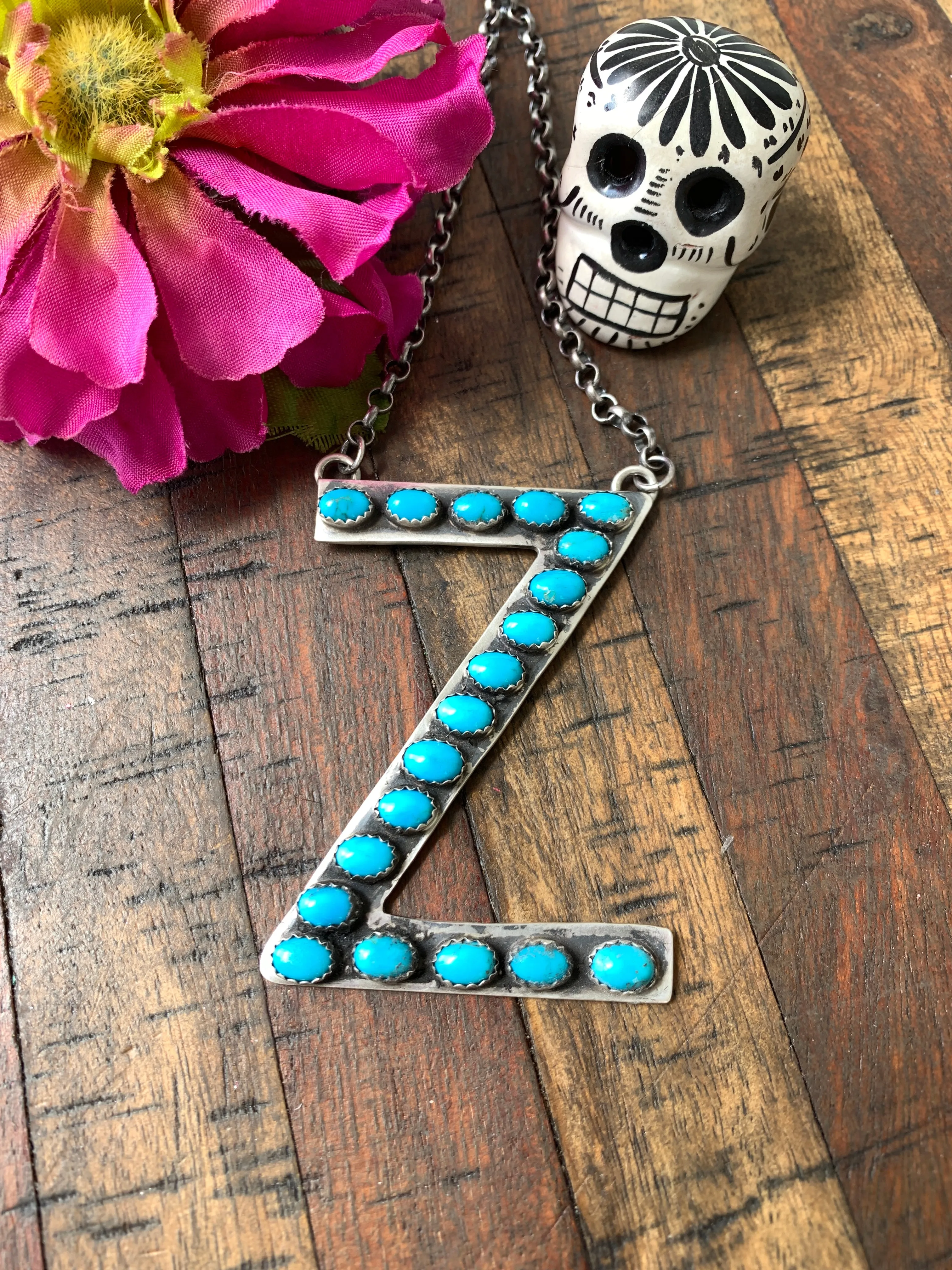 Custom Letter Z Necklace