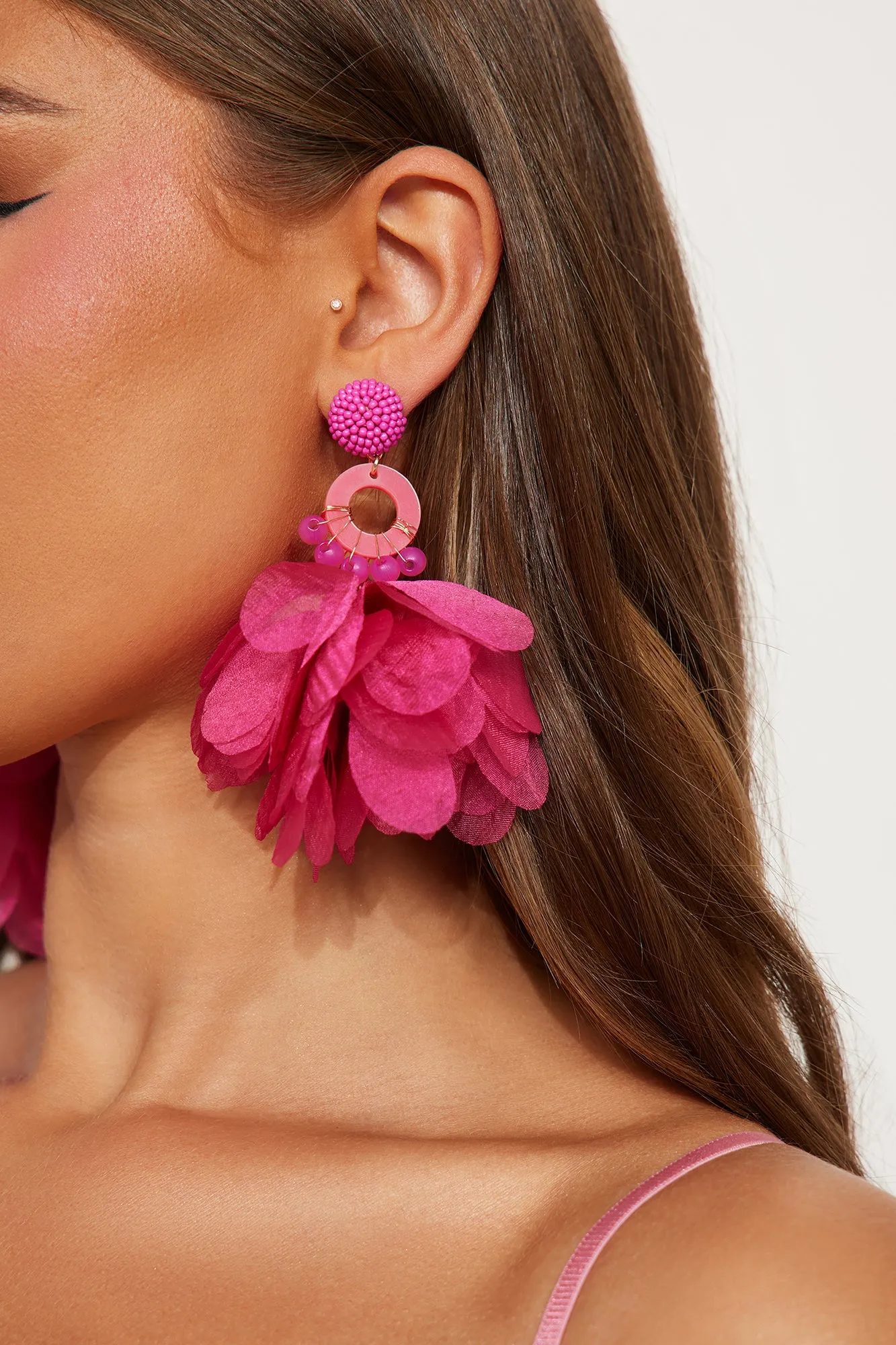 Dancing In The Garden Earrings - Pink