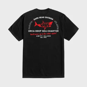 Dark Seas Mens Charter T-Shirt - Black