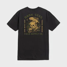 Dark Seas Mens One Bite T-Shirt - Black