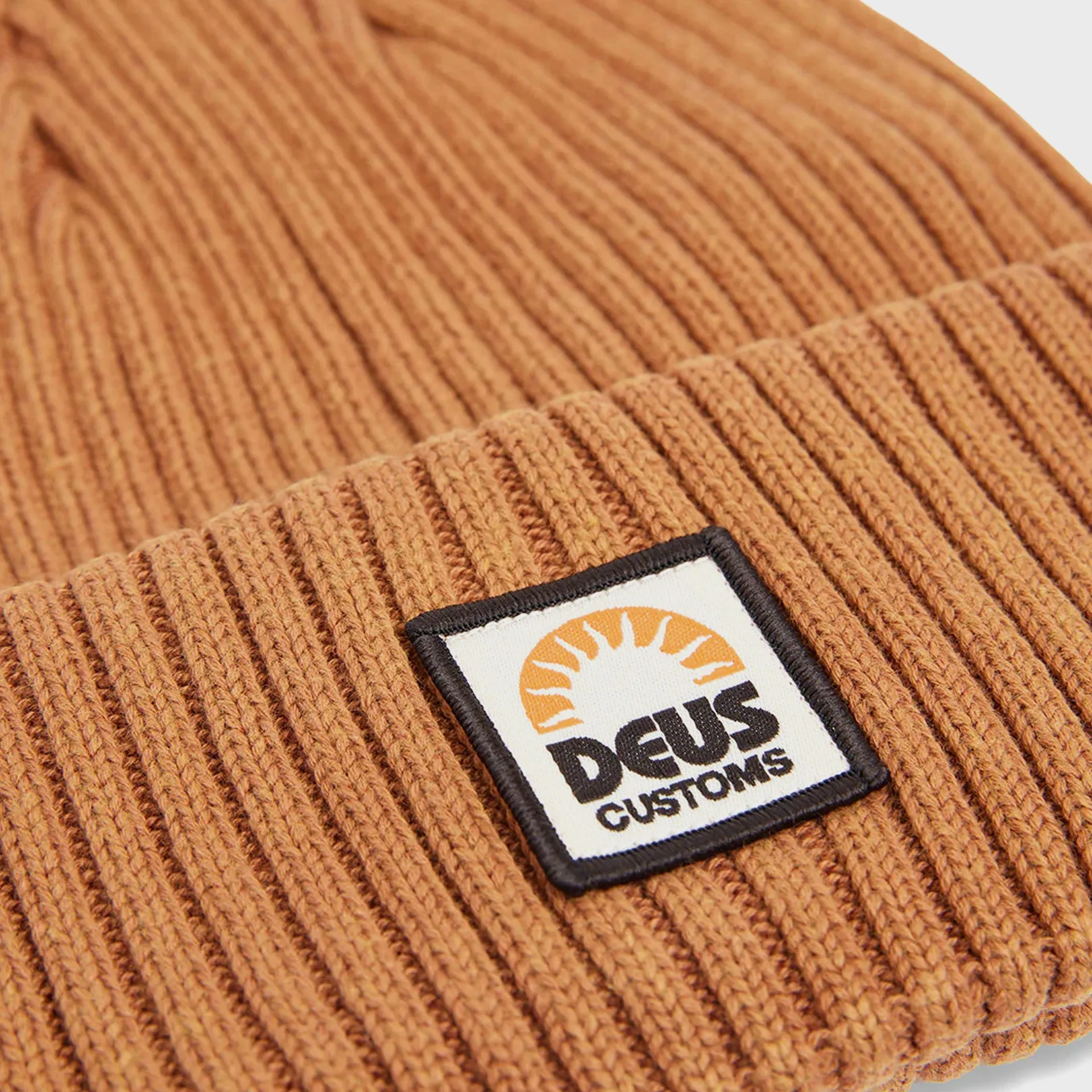 Deus Mens Melody Beanie Hat - One Size - Tan